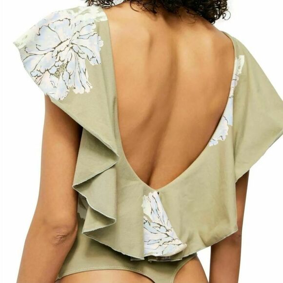 Matilda Bodysuit in Willow Combo - Picture 2 of 2